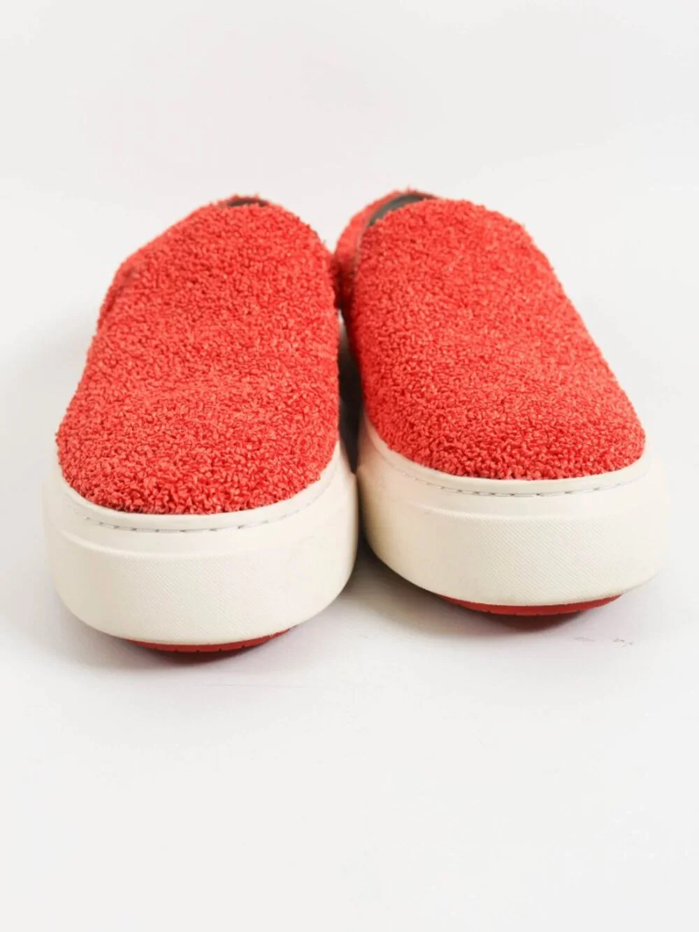 Tory Burch Orange Raffia Slip-On Sneakers Size 6.5